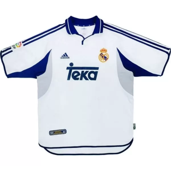 Camisolas Real Madrid 2000-01 Equipamento Principal Retro