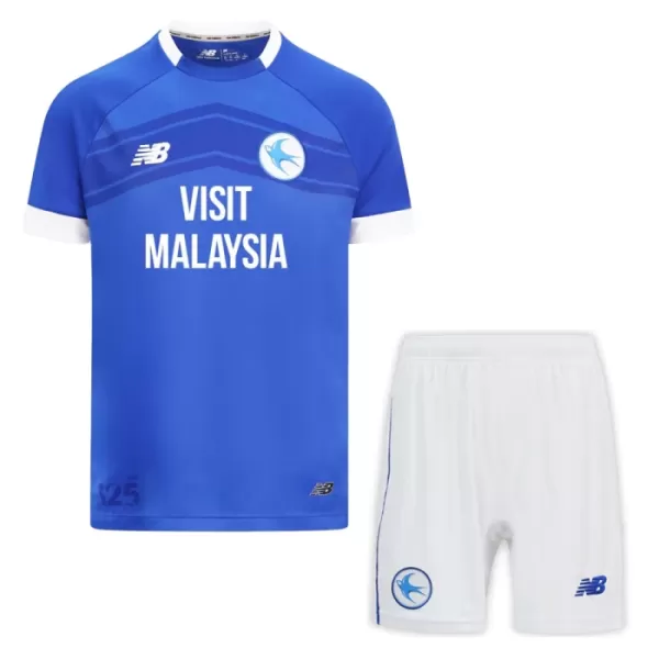 Camisolas Cardiff City Criança Equipamento Principal 24/25