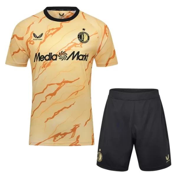 Camisolas Feyenoord Rotterdam Criança Equipamento 4ª 24/25