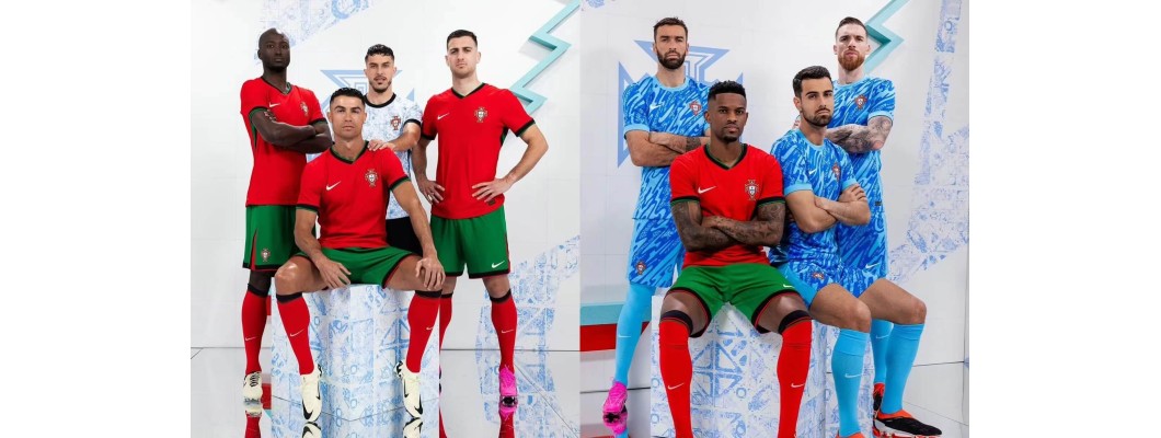 A nova camisola da seleção portuguesa brilha na Taça dos Campeões Europeus de 2024